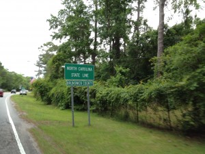 north carolina state line
